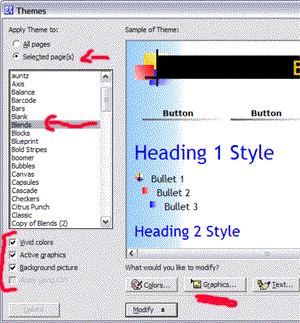 Modification Options